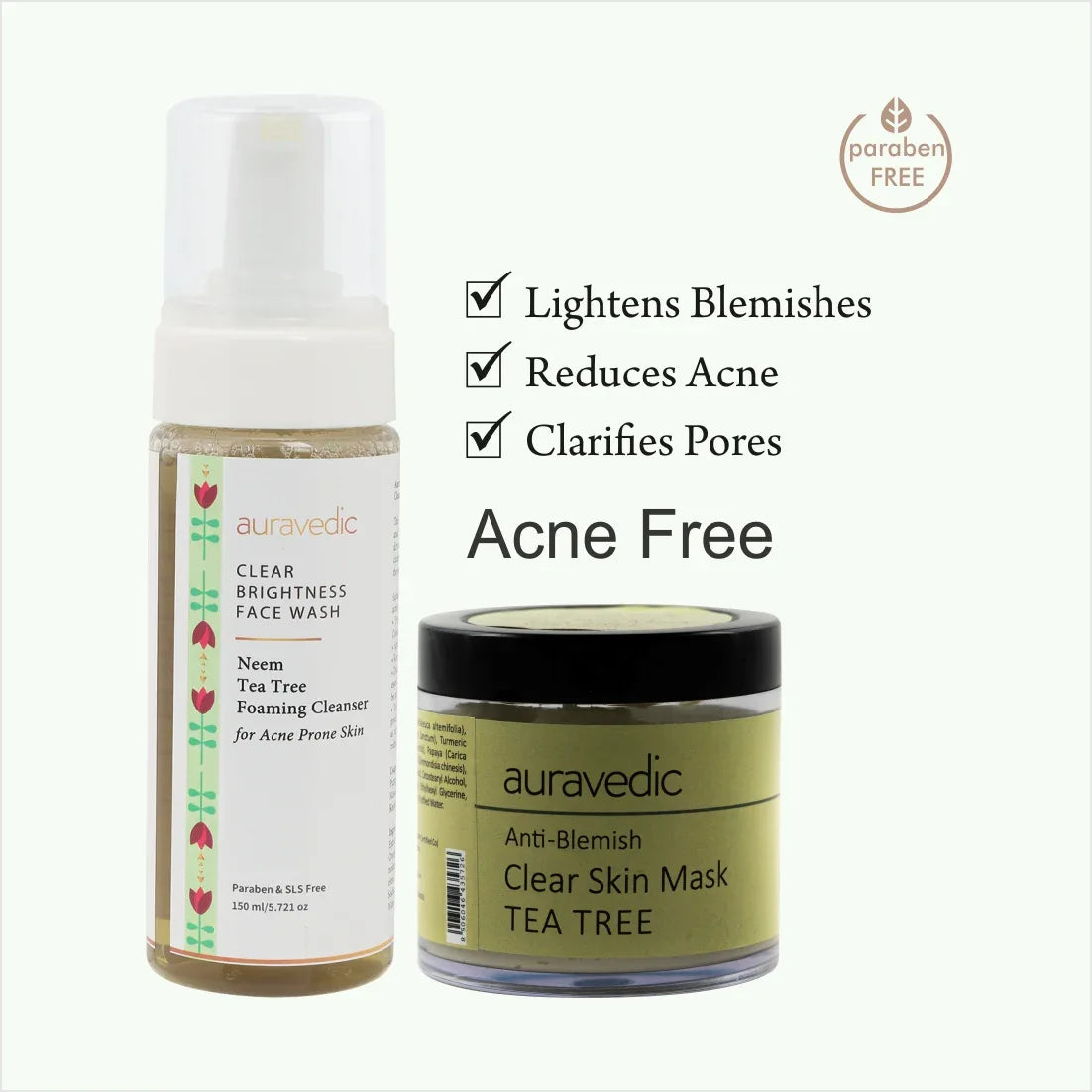 Auravedic Acne Free ( 100ml * 2 ) - Orgoshops
