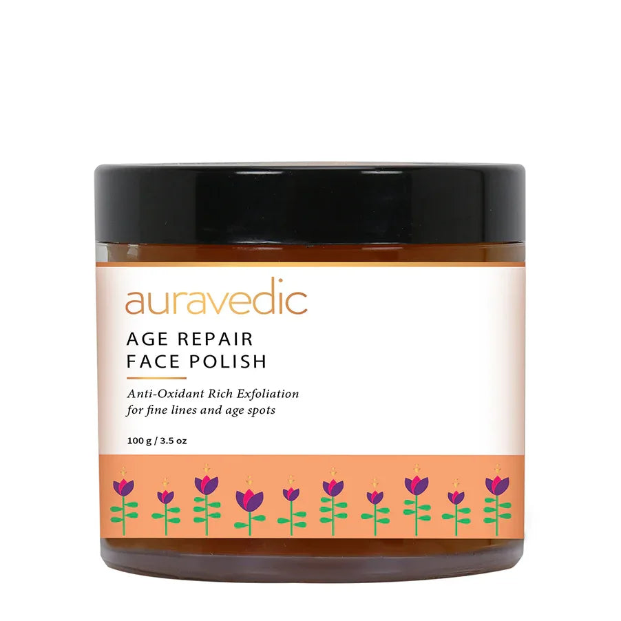 Auravedic Age Repair Face Polish 100 G - Orgoshops