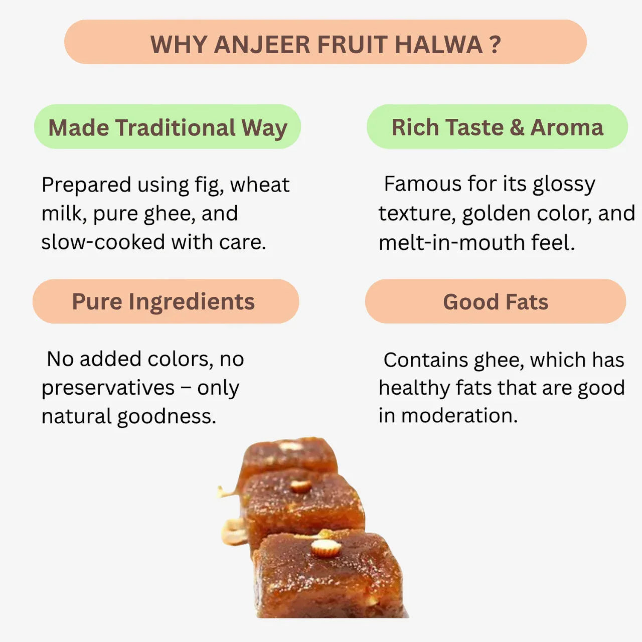 Muppatan Anjeer Fruit Halwa / அத்தி பழம் அல்வா - 200 g - Orgoshops