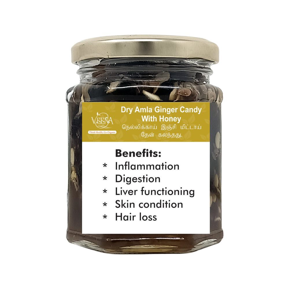 Veena : Products Dry Amla Ginger Candy - 250 g