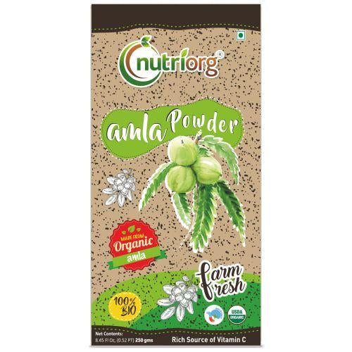 Nutriorg Certified Organic Amla Powder - 250g