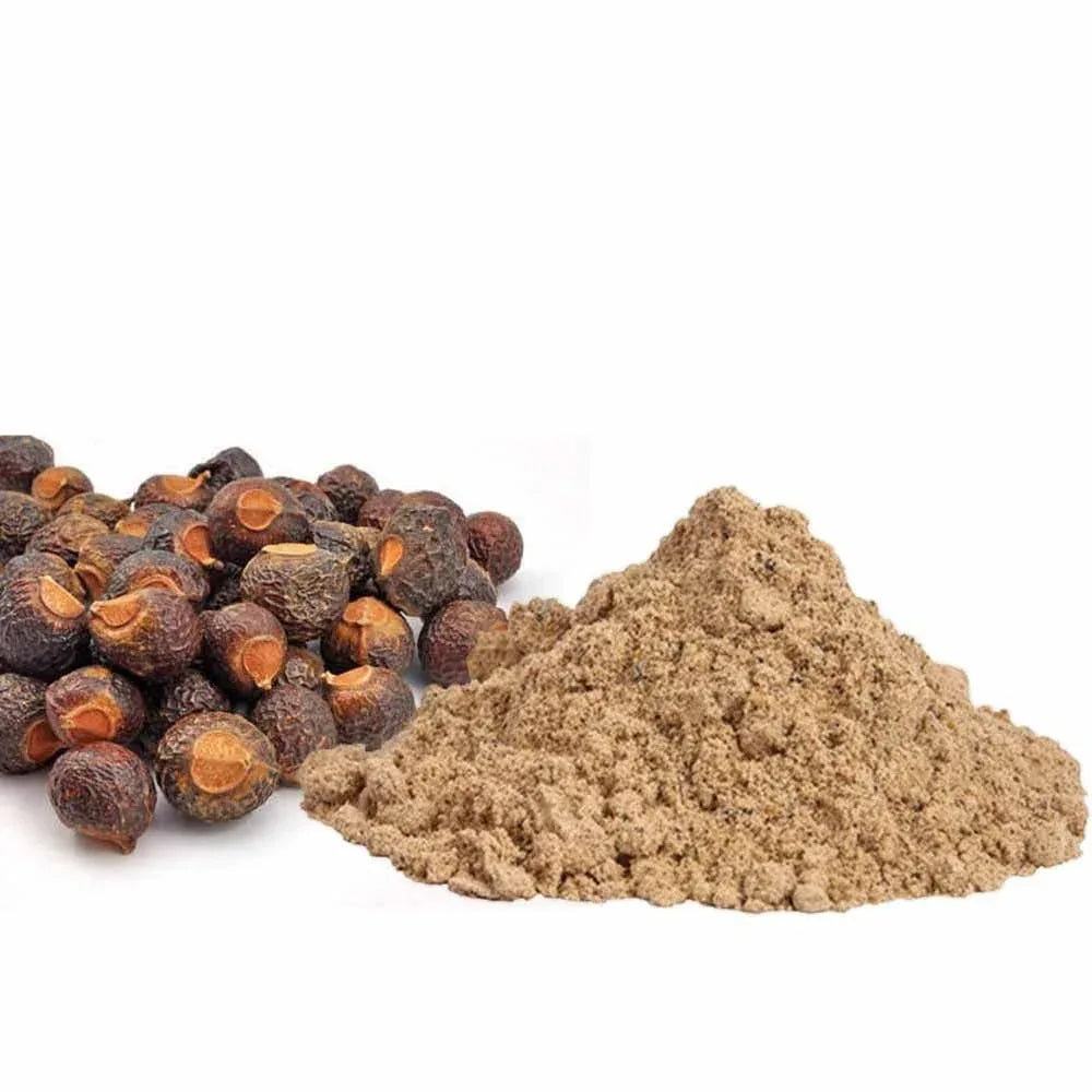 Nisarg Organic Farm Aretha/ Reetha/ Soapnut Powder - Orgoshops