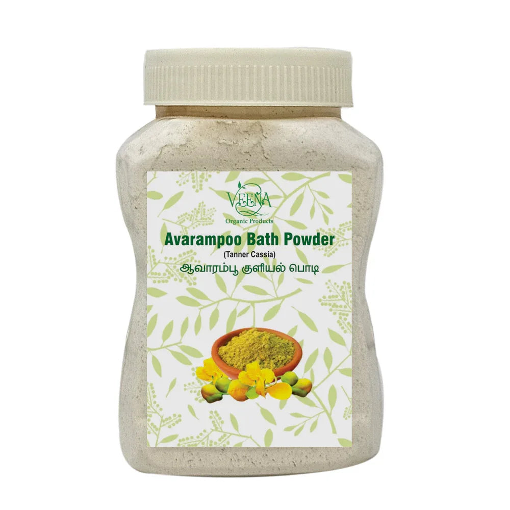 Veena Tanners Cassia Senna Auriculata ( Avarampoo Bath Powder ) - 250g - Orgoshops
