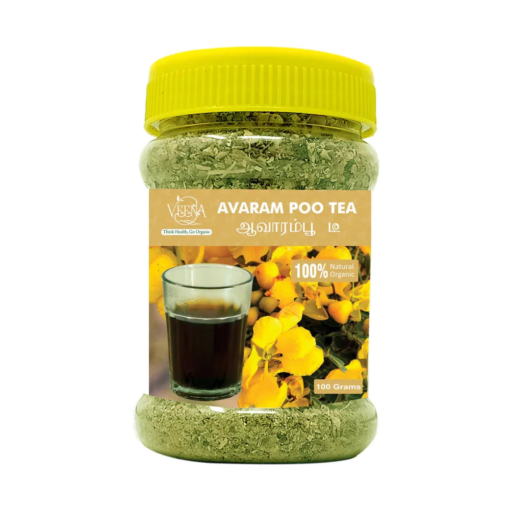 Veena Avaram Poo Tea - 80 g ( Pack of 2 ) - Orgoshops