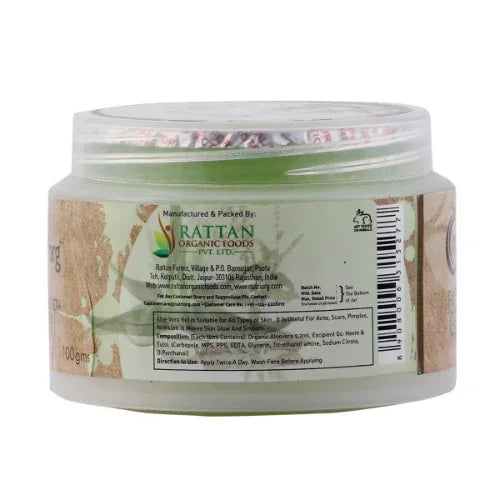 Nutriorg Aloevera Face Gel Neem Tulsi - 100g ( Pack of 2 ) - Orgoshops