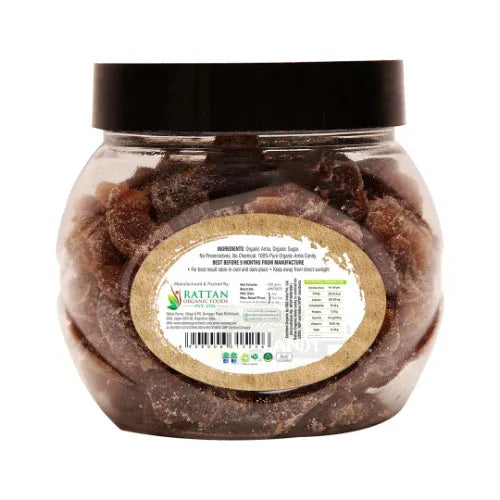 Nutriorgo Certified Organic Amla Candy - 250g ( Pack of 2 ) - Orgoshops
