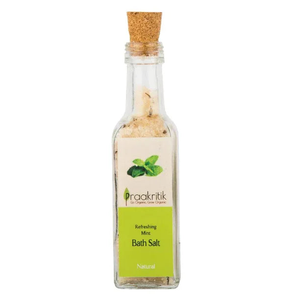 Praakritik Mint Bath Salt-120g - Orgoshops