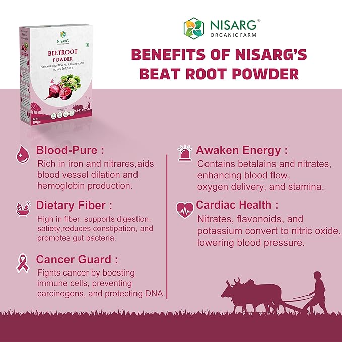 Nisarg Organic Farm Beetroot Powder