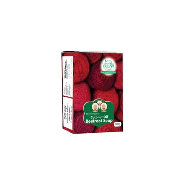 Veena Beetroot Soap - 100g ( Pack of 2 ) - Orgoshops