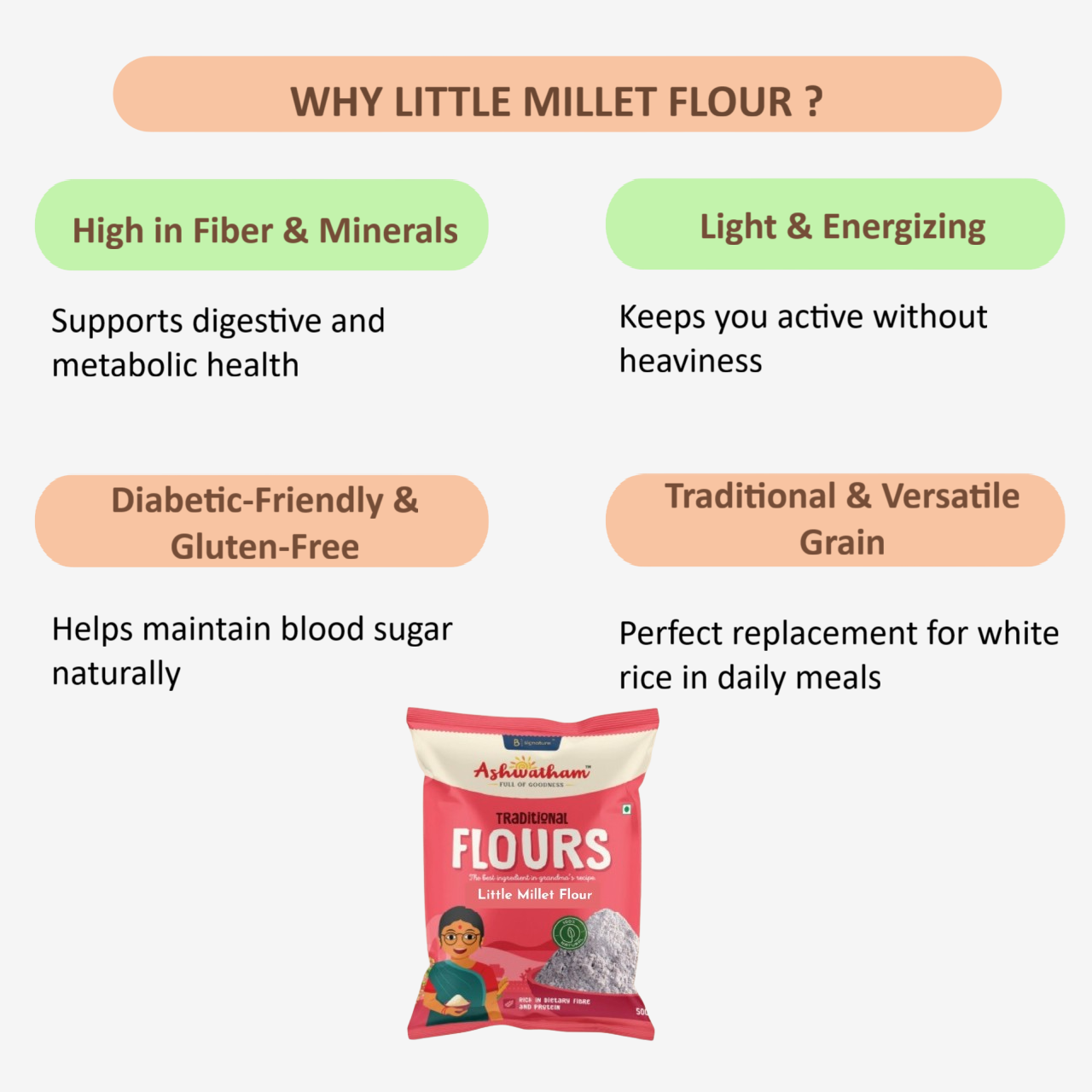 benefits of little millet flour