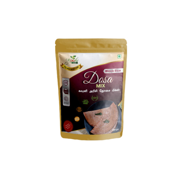 Roohi Black Rice Dosa Mix / Kavuni Rice Dosa Mix - 500 gram
