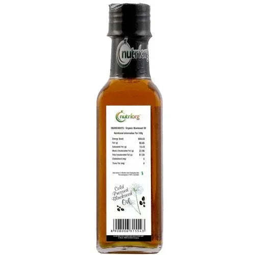 Nutriorgo Certified Organic Blackseed Oil -100ml - Orgoshops
