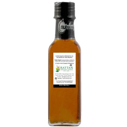 Nutriorgo Certified Organic Blackseed Oil -100ml - Orgoshops