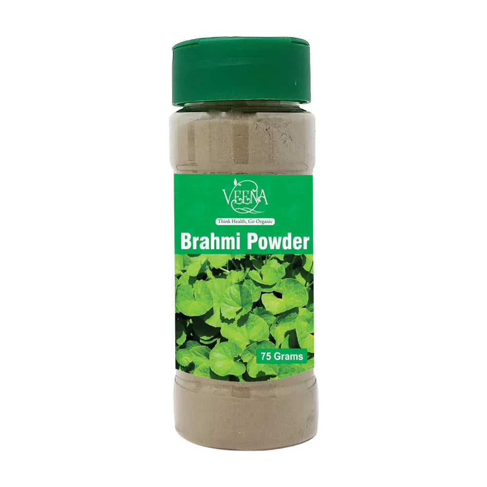 Veena Brahmi Powder - 75g ( Pack of 2 ) - Orgoshops