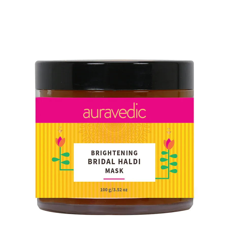 Auravedic Bridal Haldi Mask - 100g - Orgoshops