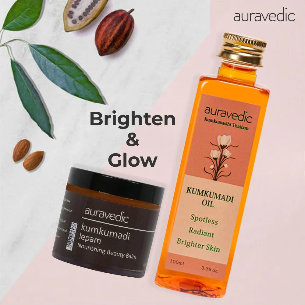 Auravedic Brighten and Glow ( 100ml * 2 ) - Orgoshops
