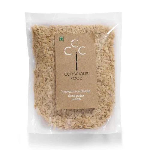 Brown Rice Flakes (Desi Poha) - 500g - Orgoshops