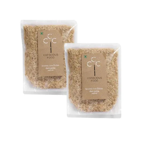 Brown Rice Flakes (Desi Poha) - 1kg - Orgoshops