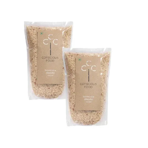 Brown Rice (Sikander) - 1kg ( Pack of 2 ) - Orgoshops
