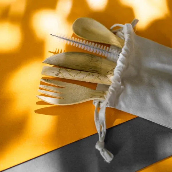 Organic B Bamboo Cutlery Set - Orgoshops