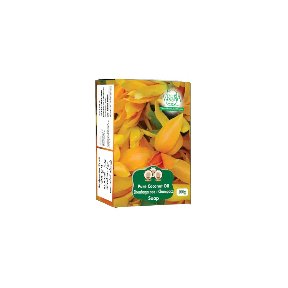 Veena Champaca | Shenbagapoo Soap - 100g ( Pack of 2 ) - Orgoshops
