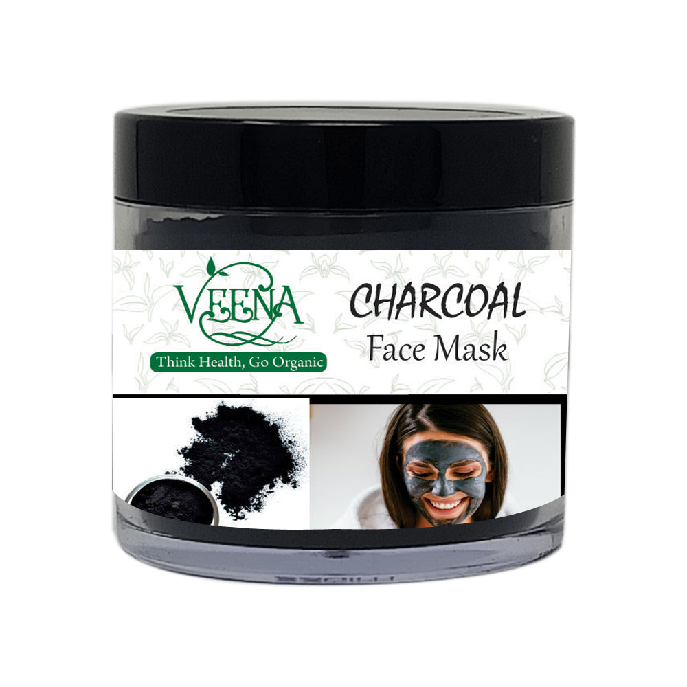 Veena Activated Charcoal (Pine) Face Pack - 30g