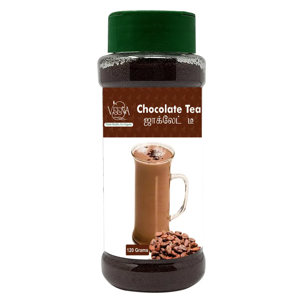 Veena Chocolate Tea - 120g ( Pack of 2 ) - Orgoshops