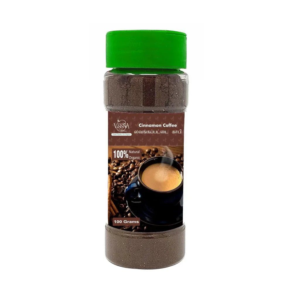 Veena Cinnamon Coffee - 100g ( Pack of 2 ) - Orgoshops