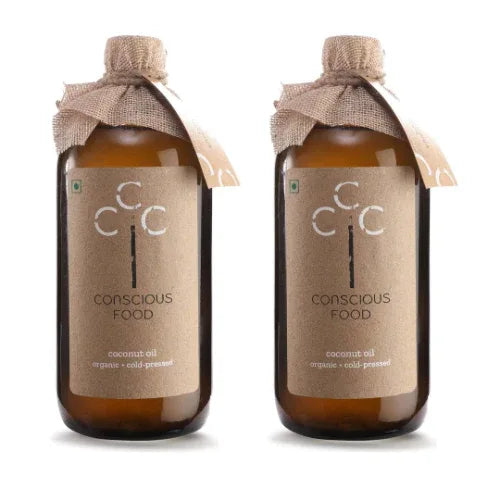 Coconut Oil Organic Cold Pressed Oil - 500ml - Orgoshops