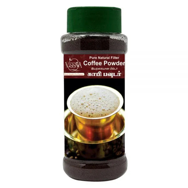 Veena Pure Natural Filter Coffee Powder - 150g ( Pack of 2 ) - Orgoshops