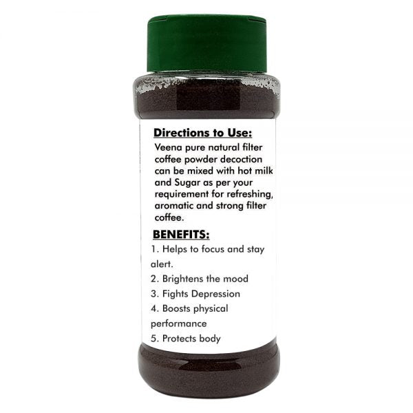 Veena Pure Natural Filter Coffee Powder - 150g ( Pack of 2 )