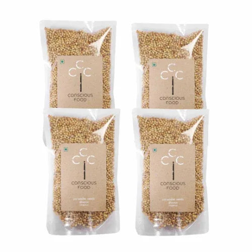 Coriander Whole (Dhania) - 100g - Orgoshops