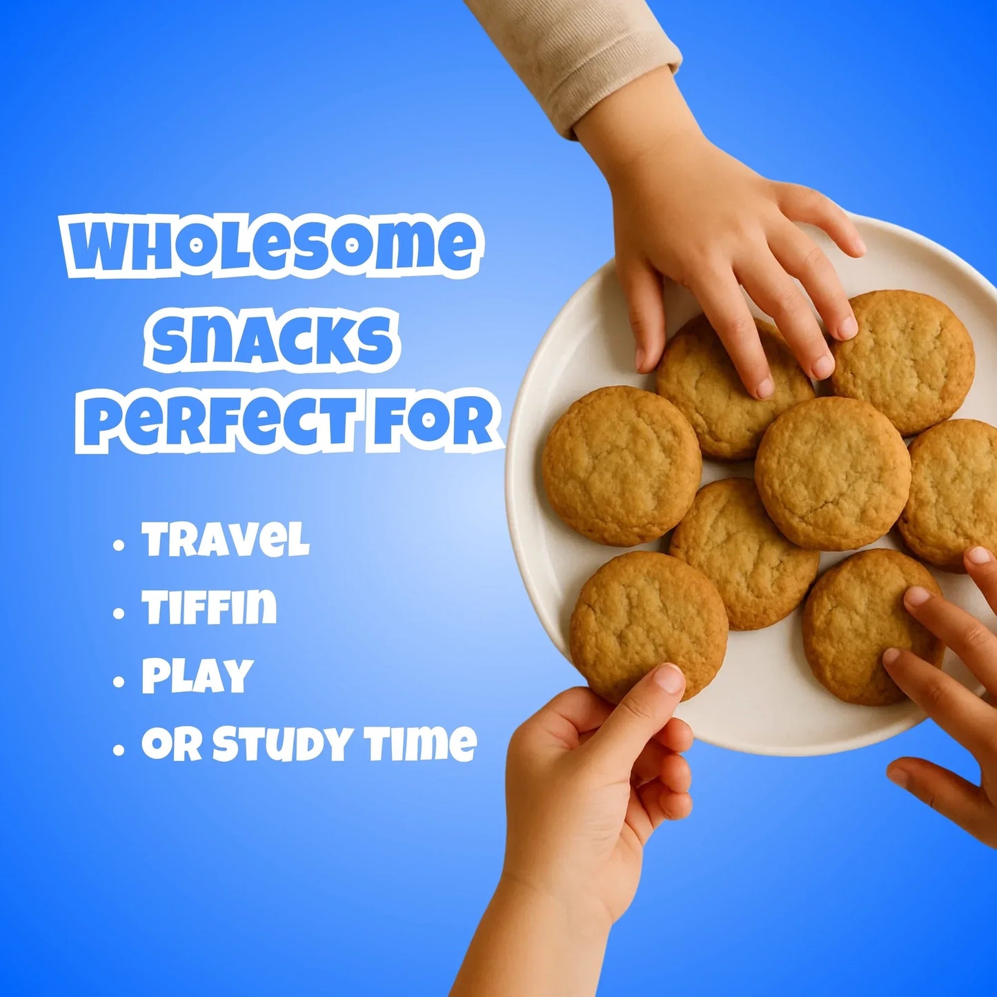 Millet 'n' Minutes Foxtail Cookies / Thinai Cookies - 50 g (Pack of 3) - Orgoshops