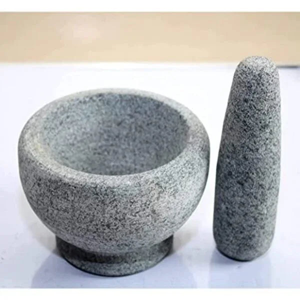 MYNAKSHA Mortar And Pestle Set Stone - Orgoshops