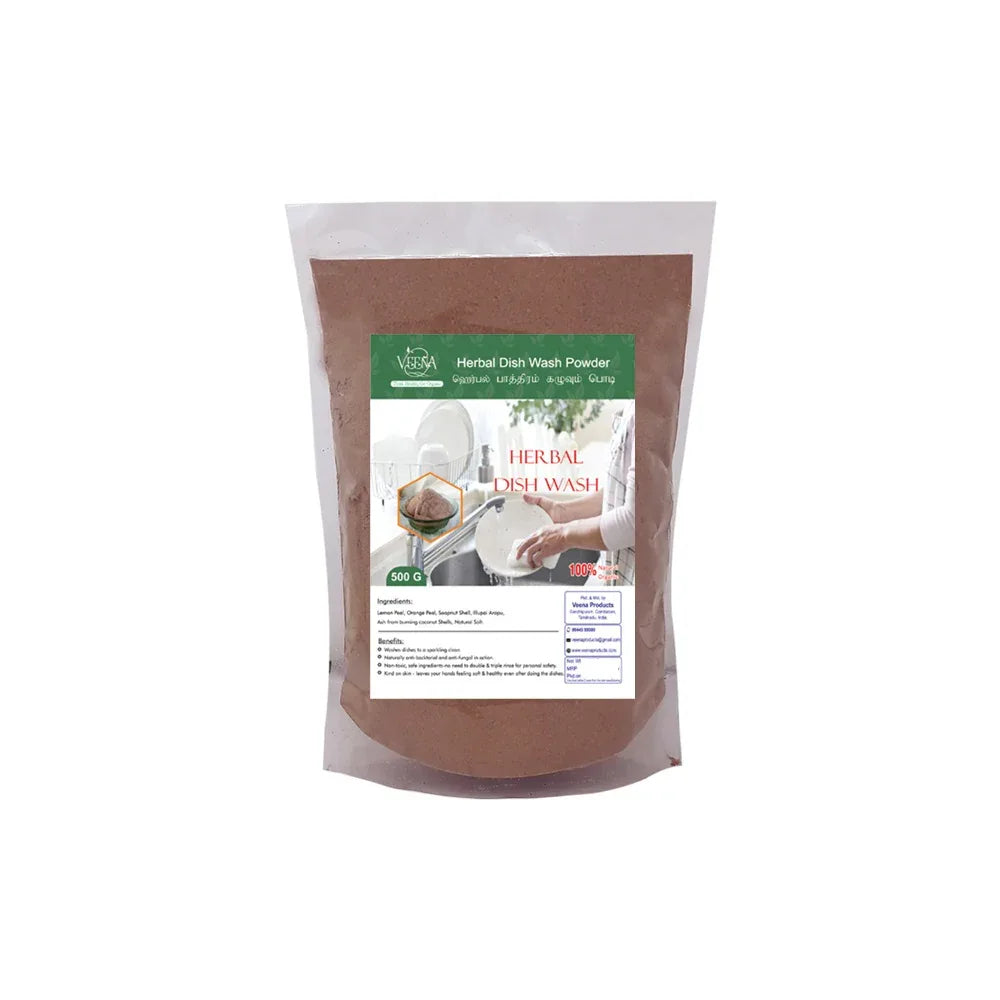 Veena : dish wash powder - 500g ( Pack of 4 ) - Orgoshops