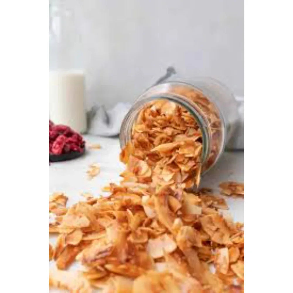 ILAN THIGAZH : Nattu Sarkarai Coconut Chips - 50 grams - Orgoshops