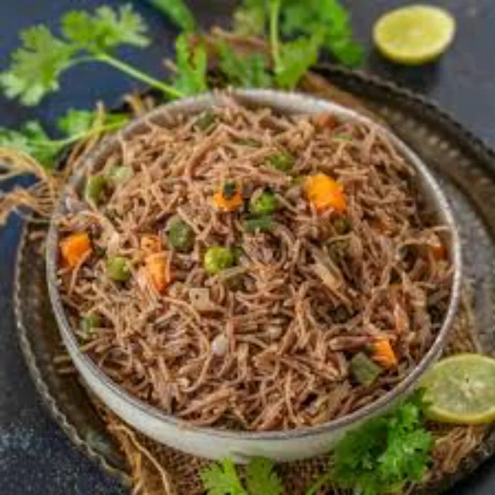 Nature's Harmony : Finger Millet Vermicelli / Ragi Vermicelli - 160 Gram - Orgoshops