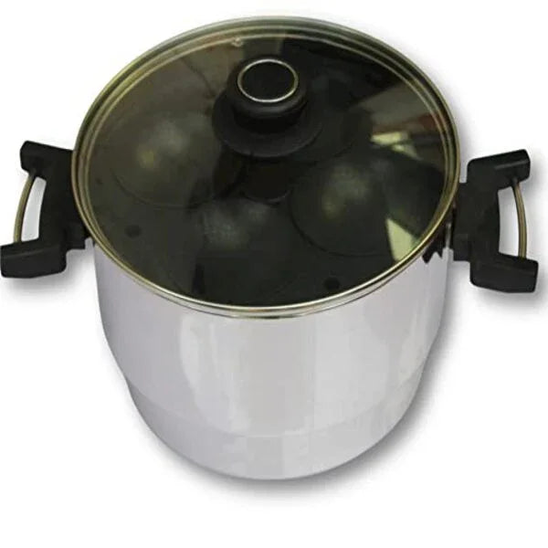 MYNAKSHA Nonstick IdlyMaker / Idli Stand / Pressure Cooker(3 Plates)Stainless Steel - Orgoshops