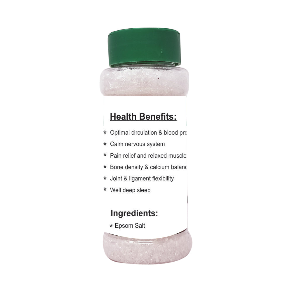 Veena Epsom Bath Salt Plain - 200g ( Pack of 2 )