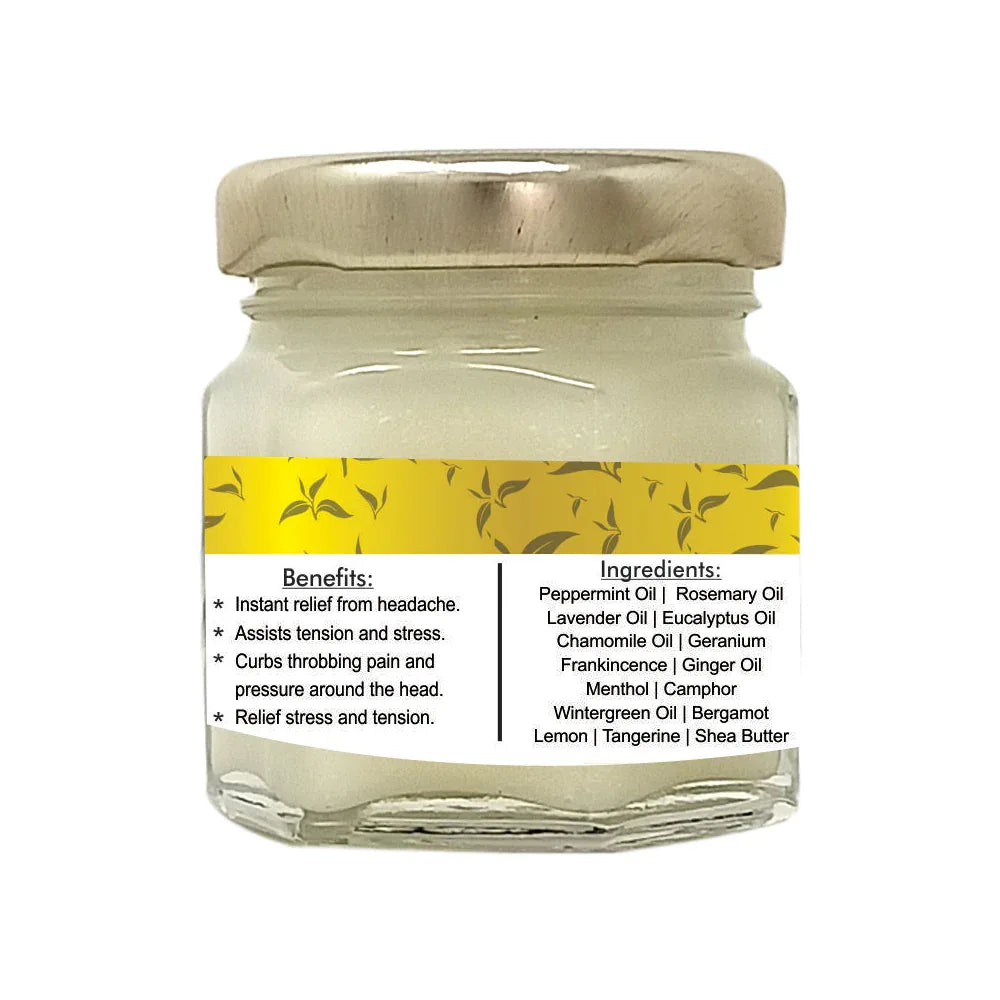 Veena Headache Eucalyptus Cream - 30g ( Pack of 3 ) - Orgoshops