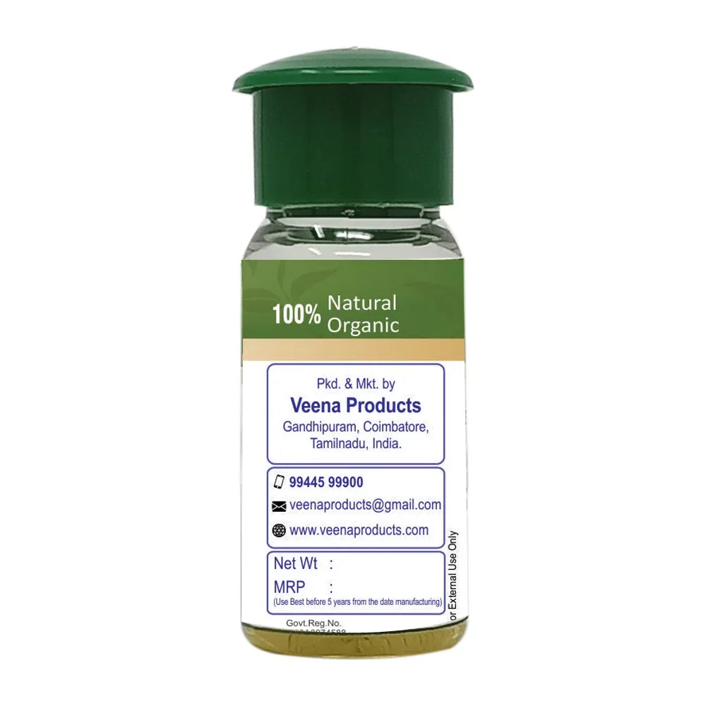 Veena Ooty Made Multipurpose Eucalyptus Oil - 30ml ( Pack of 2 ) - Orgoshops