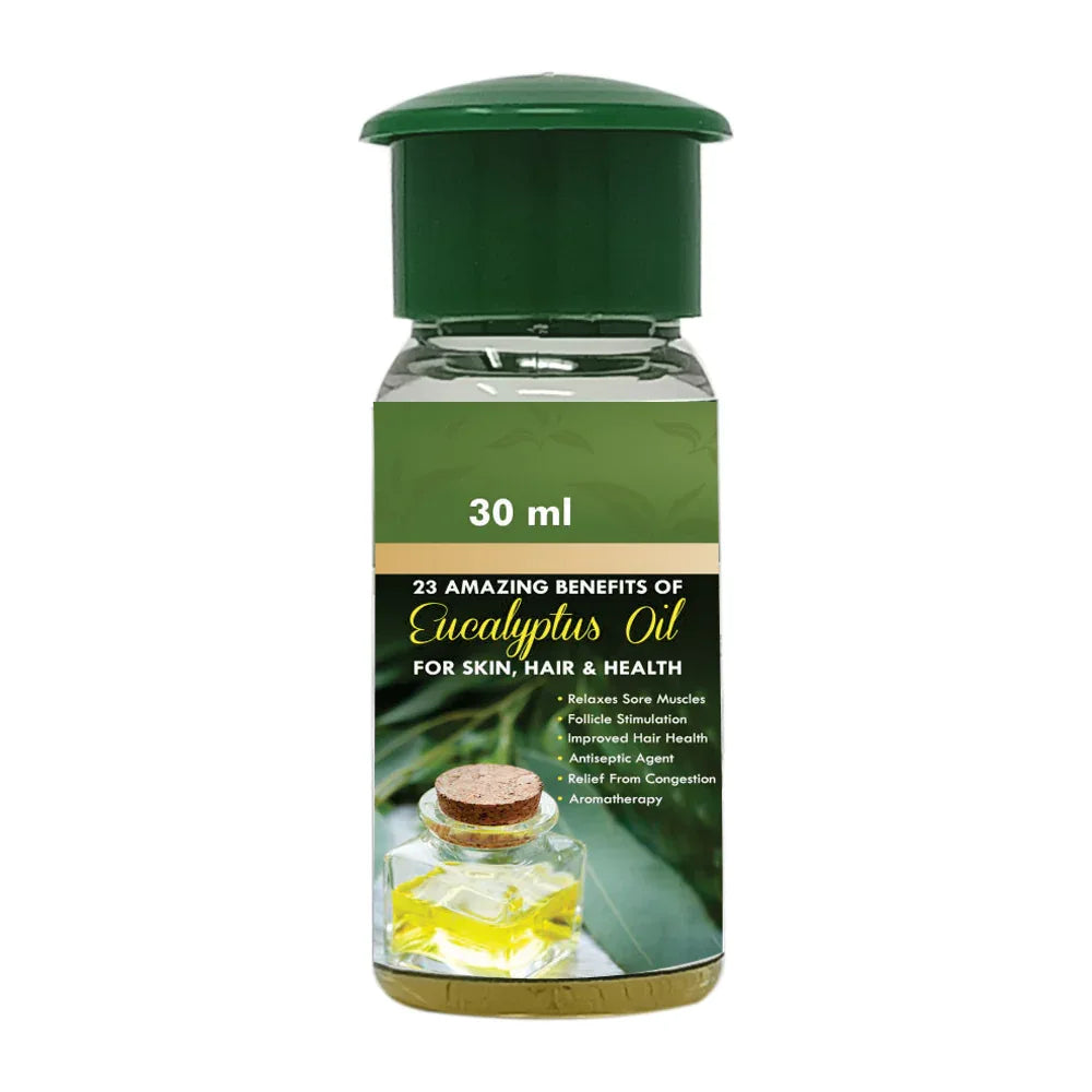 Veena Ooty Made Multipurpose Eucalyptus Oil - 30ml ( Pack of 2 ) - Orgoshops