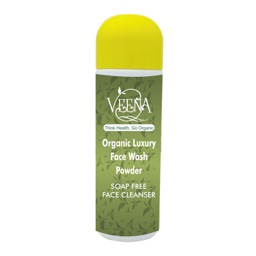 Veena Organic Luxury Face Wash Powder - 100g ( Pack of 3 )