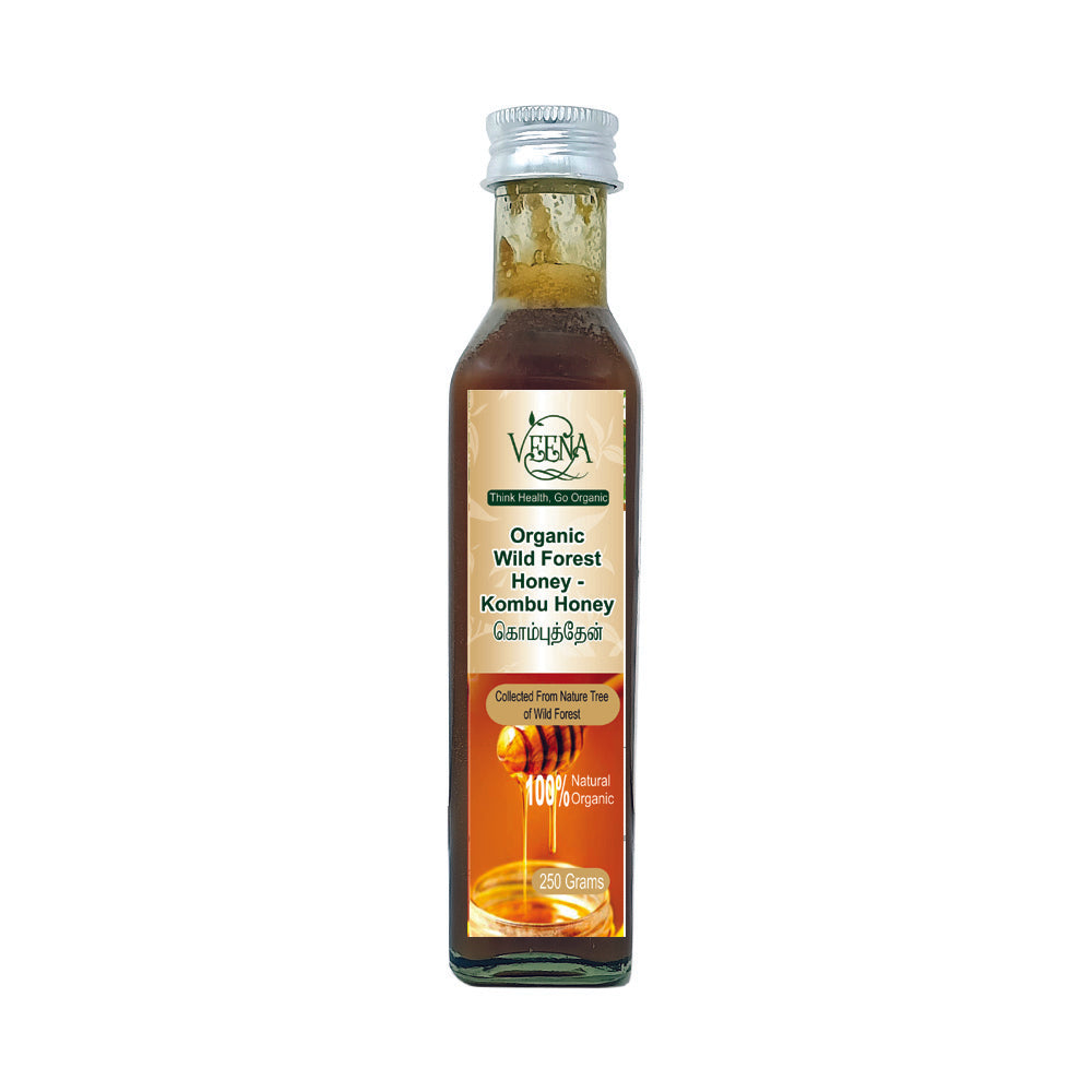 Veena Organic Wild Forest Honey Kombu Thean - 300g