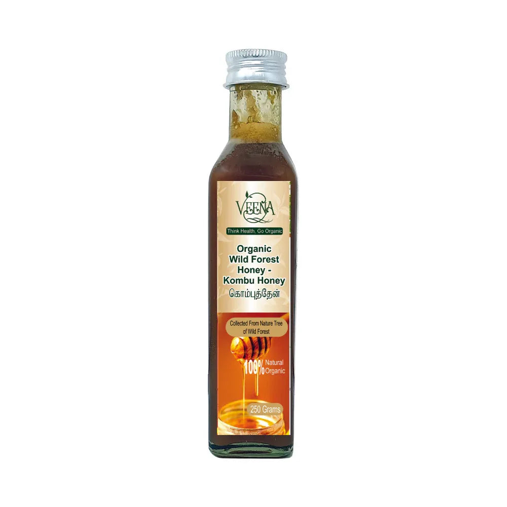 Veena Organic Wild Forest Honey Kombu Thean - 300g - Orgoshops