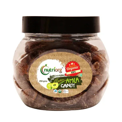 Nutriorgo Certified Organic Amla Candy - 250g ( Pack of 2 ) - Orgoshops