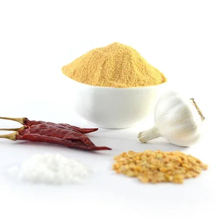Araikkal Garlic Sadapodi / Poondu Saatha Podi - 100 g (Pack of 2) - Orgoshops