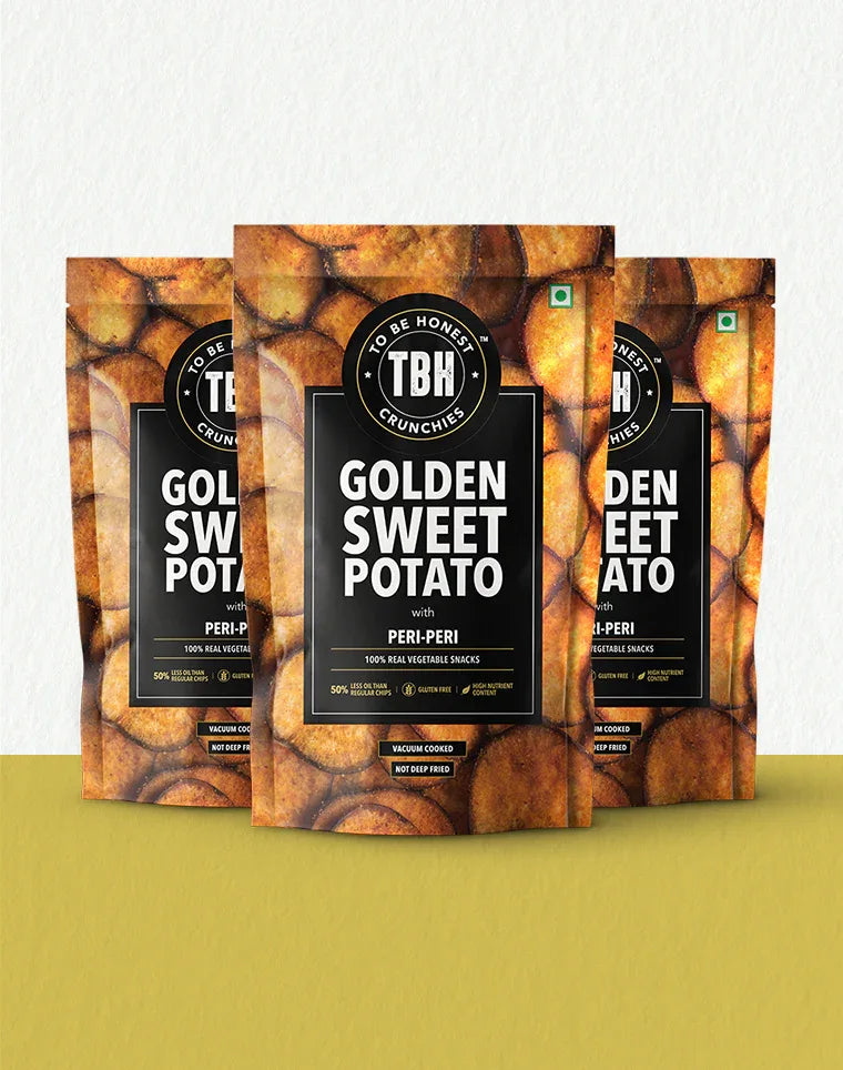 Pack of 3 - Golden Sweet Potato with Peri Peri 270g - Orgoshops