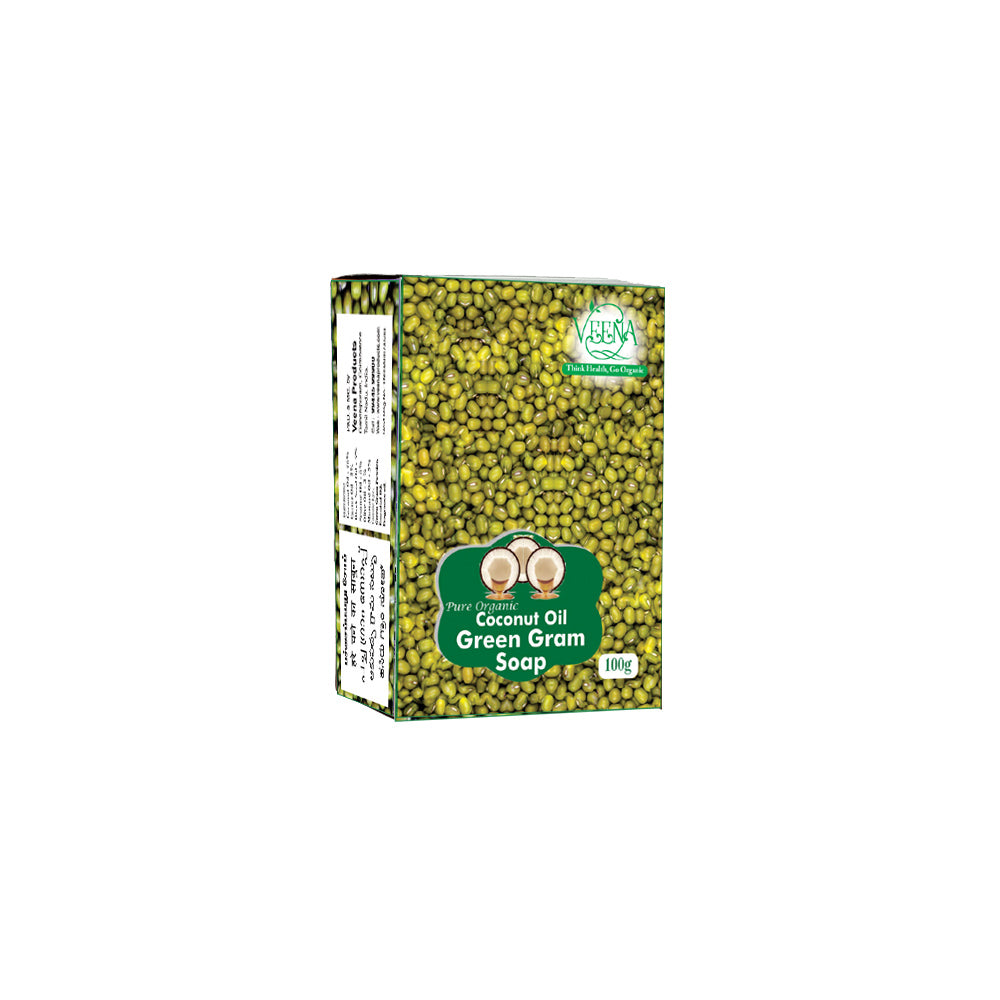 Veena Green Gram Soap - 100 g ( Pack of 3)