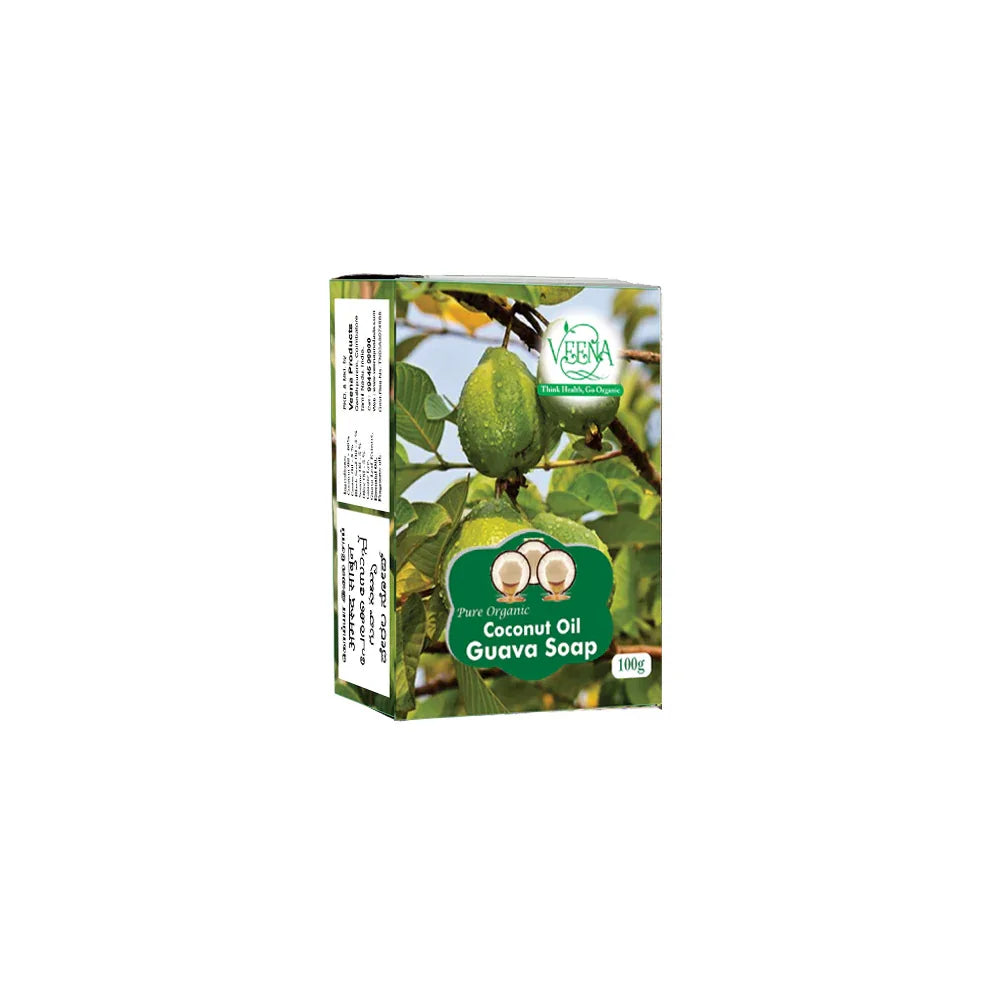 Veena Guava Soap - 100g ( Pack of 3) - Orgoshops